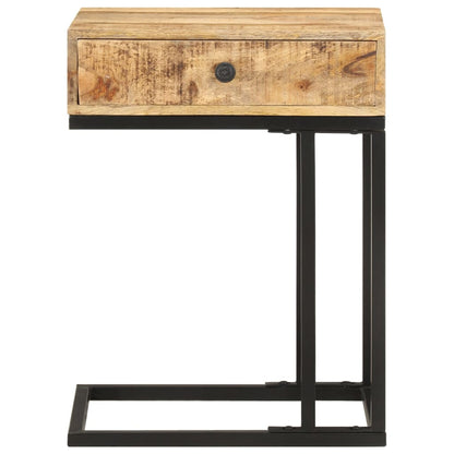 U-formet sidebord 45x30x61 cm heltre mango