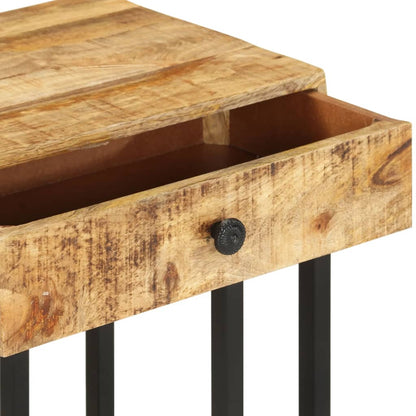 U-formet sidebord 45x30x61 cm heltre mango