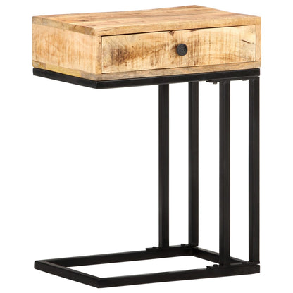 U-formet sidebord 45x30x61 cm heltre mango