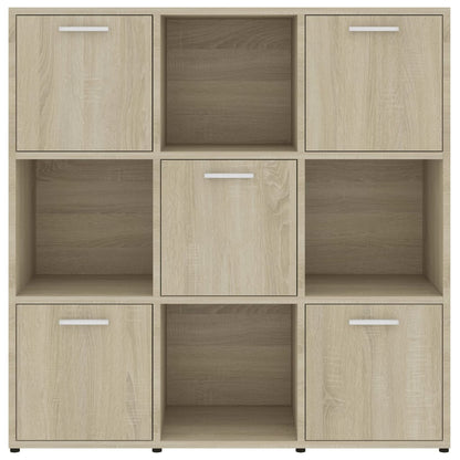 Bokhylle sonoma eik 90x30x90 cm konstruert tre