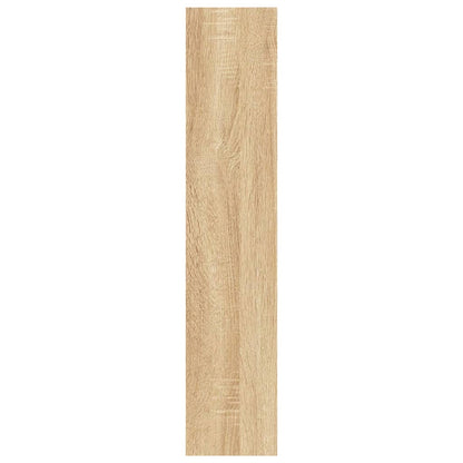 Vegghylle sonoma eik 90x16x78 cm sponplate