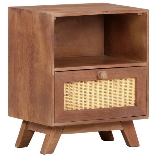 Nattbord 40x30x50 cm heltre mango