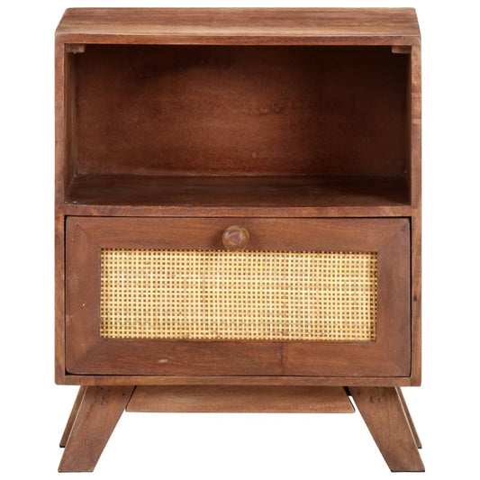 Nattbord 40x30x50 cm heltre mango