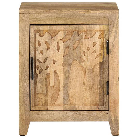 Nattbord 40x30x50 cm heltre mango