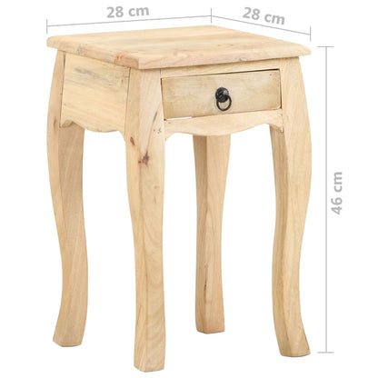 Nattbord 28x28x46 cm heltre mango