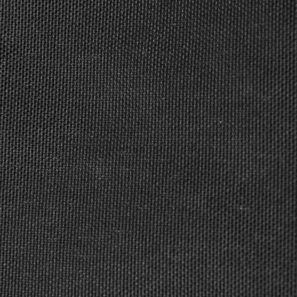 Solseil oxfordstoff trekantet 4x5x5 m antrasitt