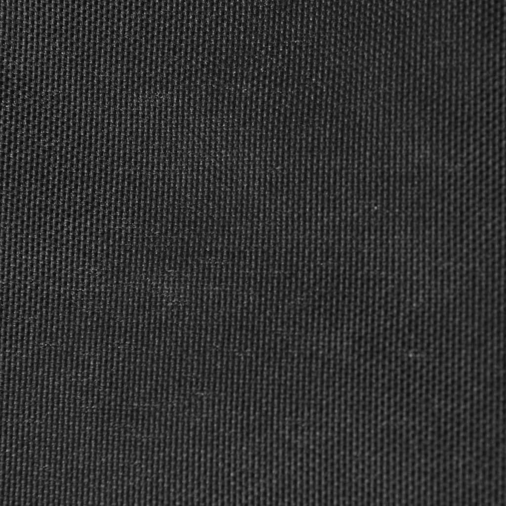 Solseil oxfordstoff trekantet 4x5x6,4 m antrasitt