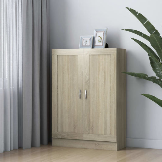 Bokhylle sonoma eik 82,5x30,5x115 cm konstruert tre