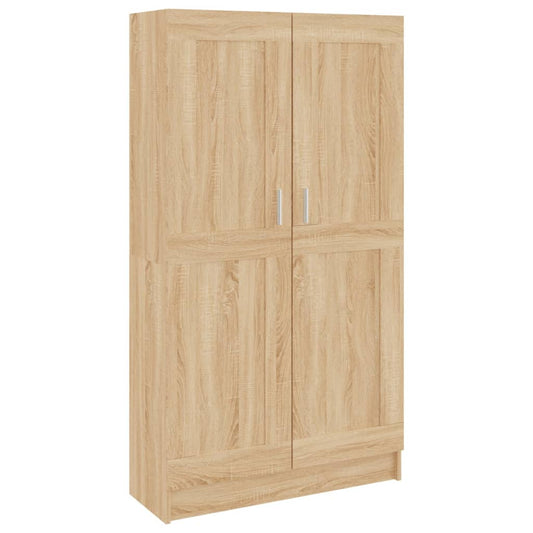 Bokhylle sonoma eik 82,5x30,5x150 cm konstruert tre