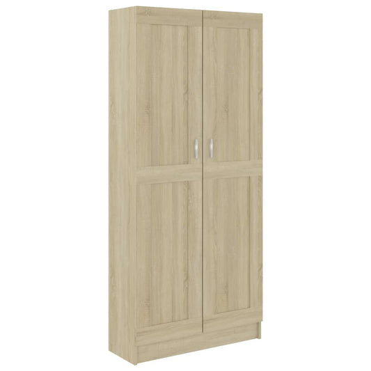 Bokhylle sonoma eik 82,5x30,5x185,5 cm konstruert tre