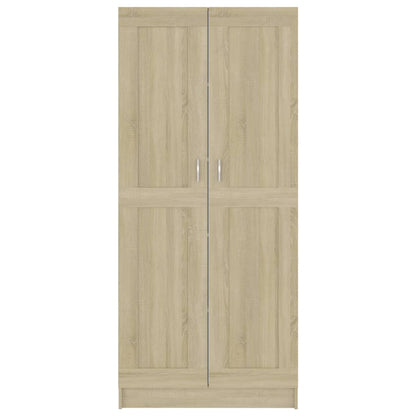 Bokhylle sonoma eik 82,5x30,5x185,5 cm konstruert tre