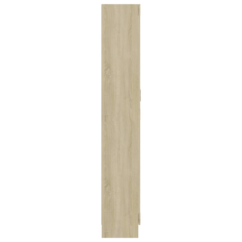 Bokhylle sonoma eik 82,5x30,5x185,5 cm konstruert tre