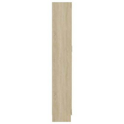 Bokhylle sonoma eik 82,5x30,5x185,5 cm konstruert tre