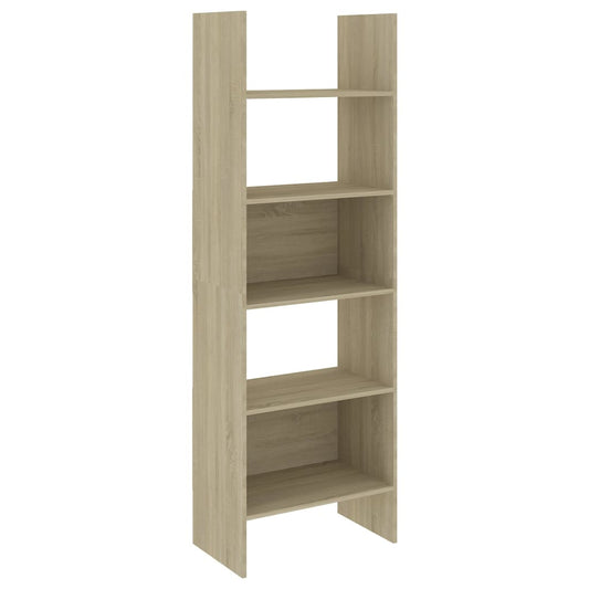 Bokhylle sonoma eik 60x35x180 cm konstruert tre