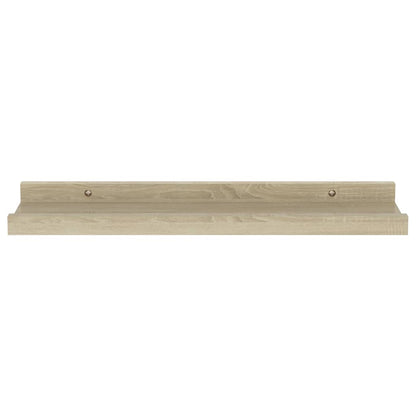 Vegghyller 4 stk sonoma eik 40x9x3 cm