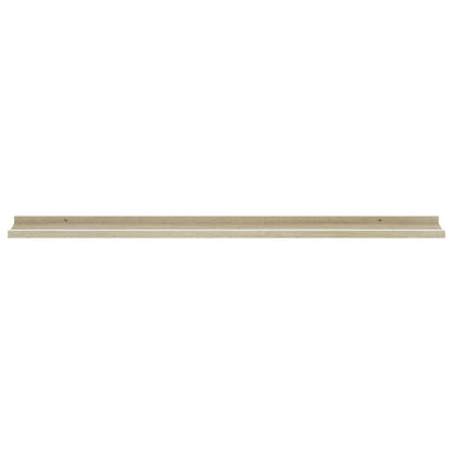 Vegghyller 2 stk hvit og sonoma eik 115x9x3 cm