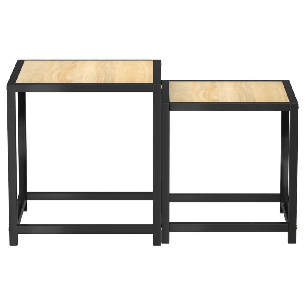 Tebord 2 stk MDF sonoma eik