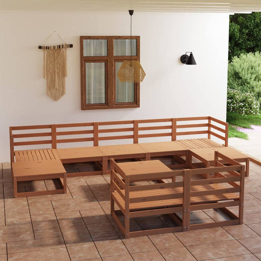 Hagesofagruppe 10 deler honningbrun heltre furu