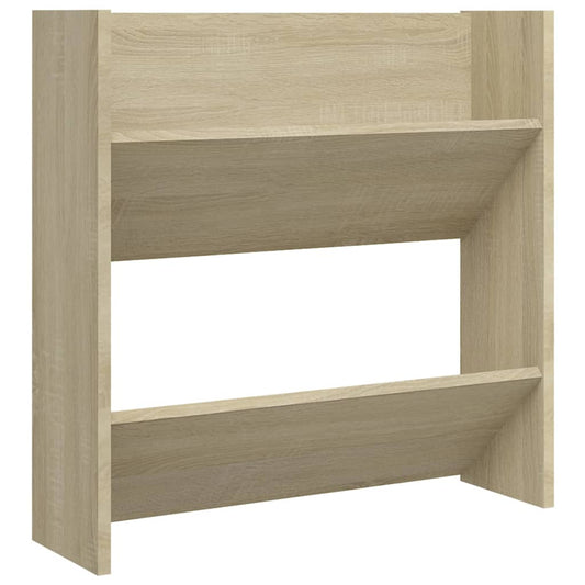 Veggskoskap sonoma eik 60x18x60 cm sponplate