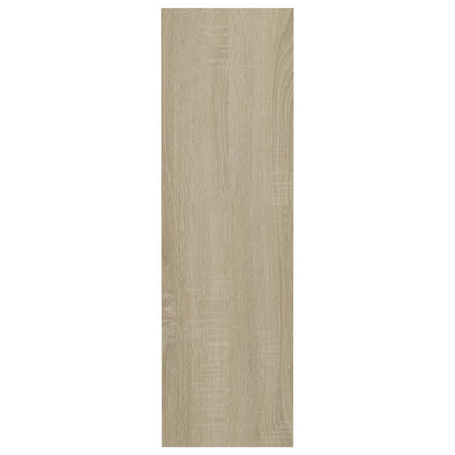Veggskoskap 4 stk sonoma eik 60x18x60 cm konstruert tre