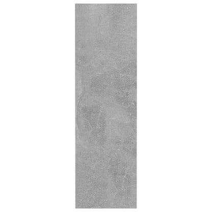 Veggskoskap betonggrå 60x18x60 cm sponplate