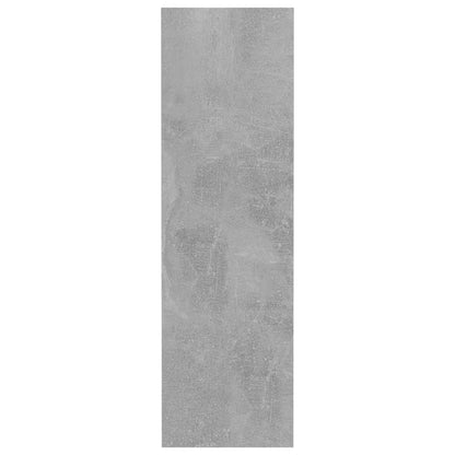 Veggskoskap betonggrå 80x18x60 cm konstruert tre