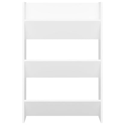Veggskoskap 2 stk hvit 60x18x90 cm sponplater