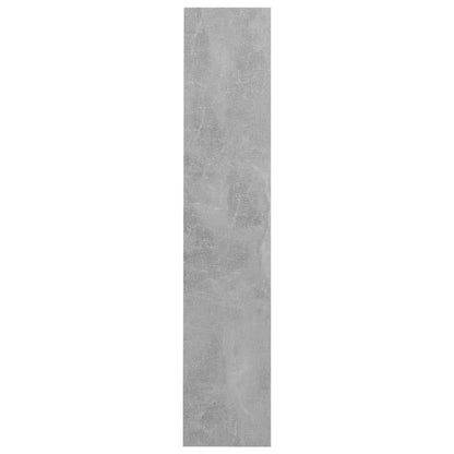 Veggskoskap betonggrå 60x18x90 cm sponplater