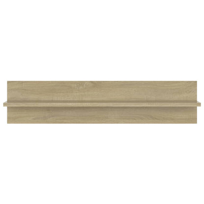 Vegghyller 2 stk sonoma eik 80x11,5x18 cm konstruert tre