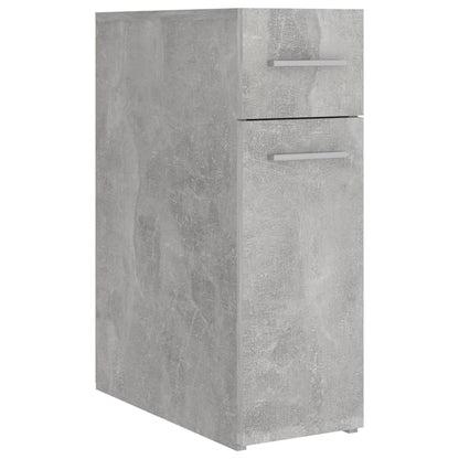 Apotekskap betonggrå 20x45,5x60 cm konstruert tre