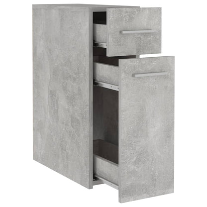 Apotekskap betonggrå 20x45,5x60 cm konstruert tre