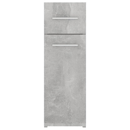 Apotekskap betonggrå 20x45,5x60 cm konstruert tre