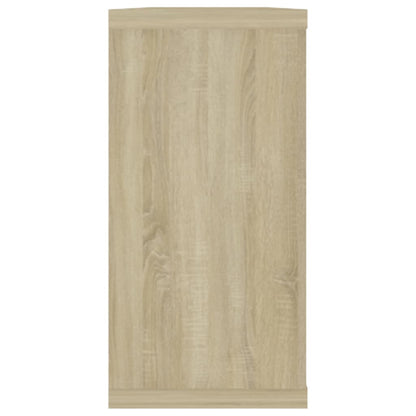 Vegghyller kubeformet 2 stk sonoma eik 100x15x30 cm sponplate
