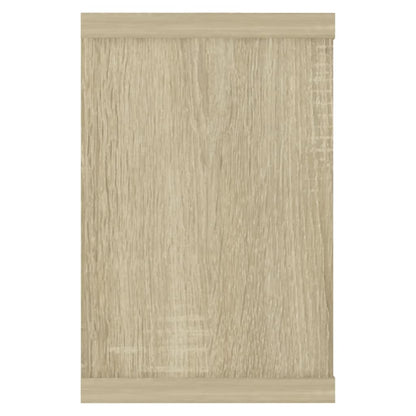 Vegghyller kubeformet 6 stk sonoma eik 60x15x23 cm sponplate