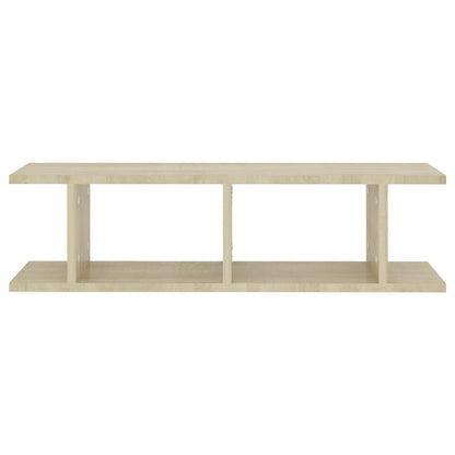 Vegghyller 2 stk sonoma eik 75x18x20 cm konstruert tre