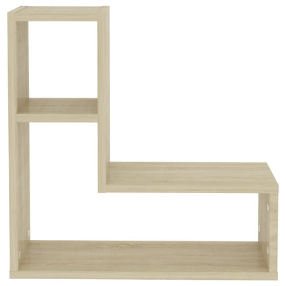 Vegghyller 2 stk sonoma eik 50x15x50 cm sponplate