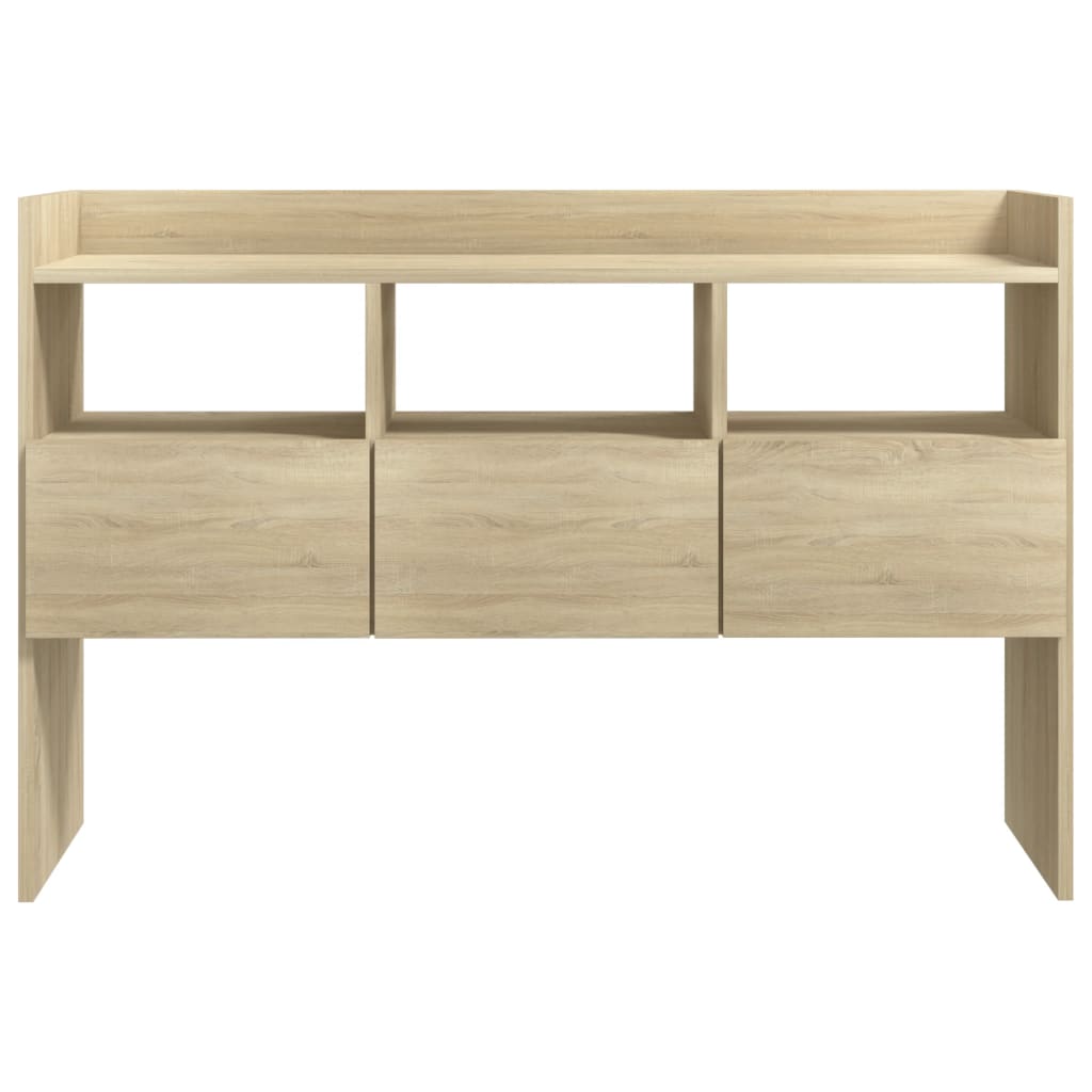 Skjenk sonoma eik 105x30x70 cm konstruert tre