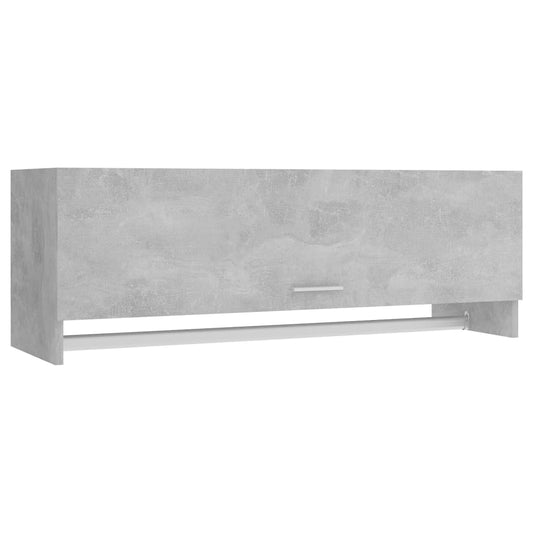 Garderobe betonggrå 100x32,5x35 cm konstruert tre