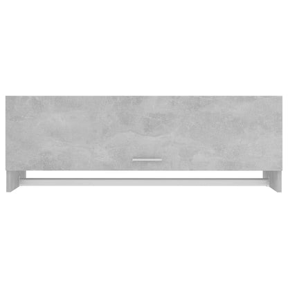 Garderobe betonggrå 100x32,5x35 cm konstruert tre