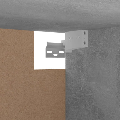 Garderobe betonggrå 100x32,5x35 cm konstruert tre