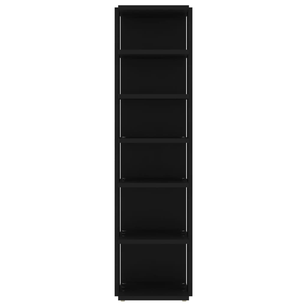Skoskap svart 2 stk 27,5x27x102 cm