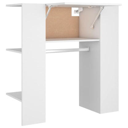 Gangskap hvit 97,5x37x99 cm konstruert tre