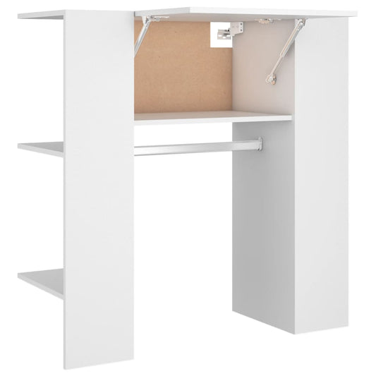 Gangskap hvit 97,5x37x99 cm konstruert tre