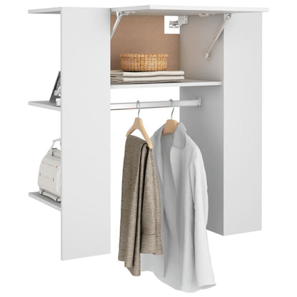 Gangskap hvit 97,5x37x99 cm konstruert tre
