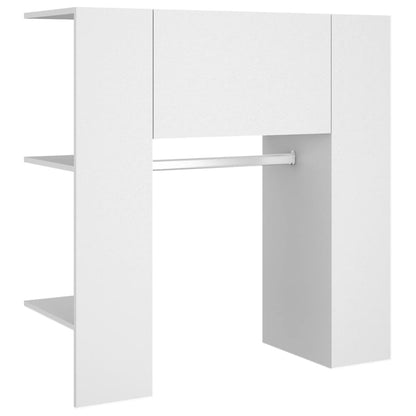 Gangskap hvit 97,5x37x99 cm konstruert tre