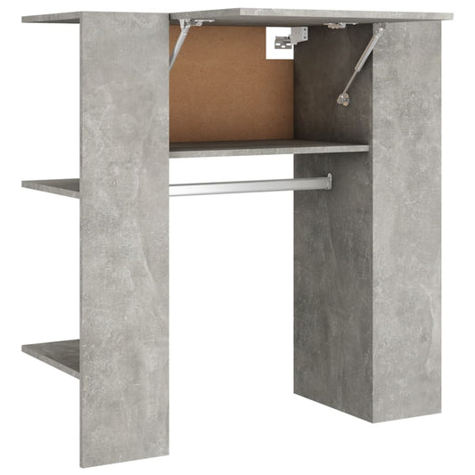 Gangskap betonggrå 97,5x37x99 cm konstruert tre