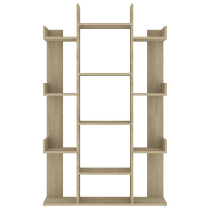 Bokhylle sonoma eik 86x25,5x140 cm konstruert tre
