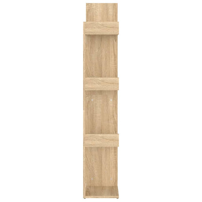 Bokhylle sonoma eik 48x25,5x140 cm konstruert tre