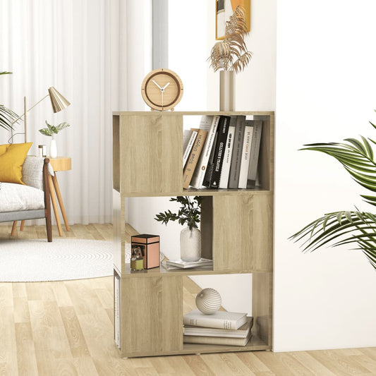Bokhylle/romdeler sonoma eik 60x24x94 cm konstruert tre