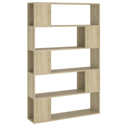 Bokhylle/romdeler sonoma eik 100x24x155 cm konstruert tre